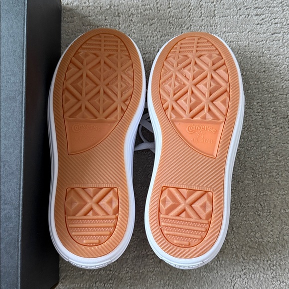 New! Converse Chuck Taylor All Star Move Platform Sneakers - Lavender Ash/ White - Picture 6 of 7